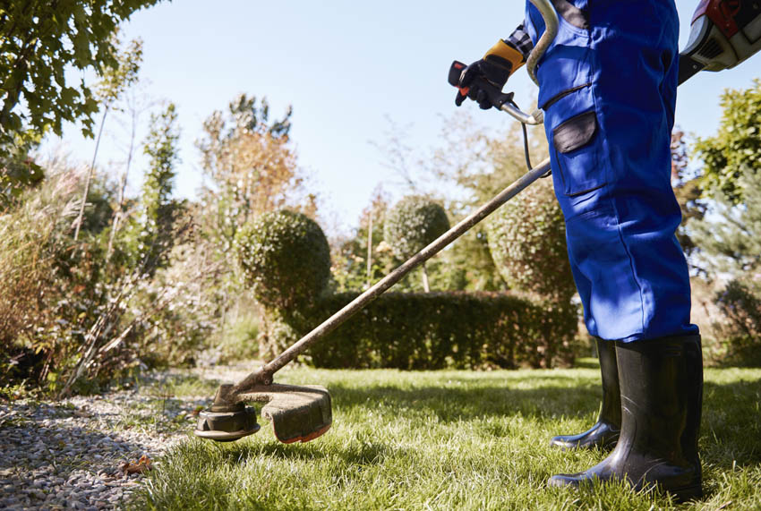 Remise en état d'un jardin dans une maison par Iroise Débarras Nettoyage